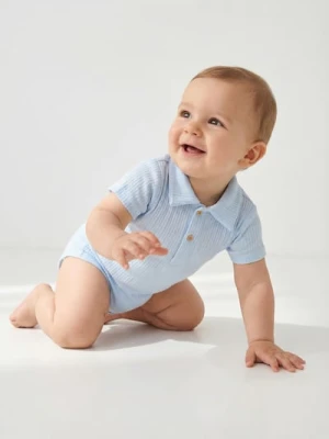 Sinsay - Bawełniane body - granatowy