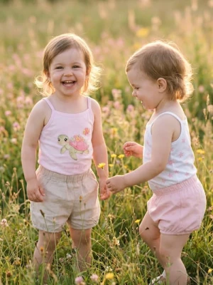 Sinsay - Bawełniane body na ramiączkach 2 pack - kremowy