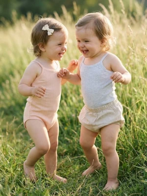 Sinsay - Bawełniane body na ramiączkach 2 pack - różowy