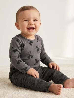Sinsay - Bawełniane body ze wzorem Mickey Mouse - szary