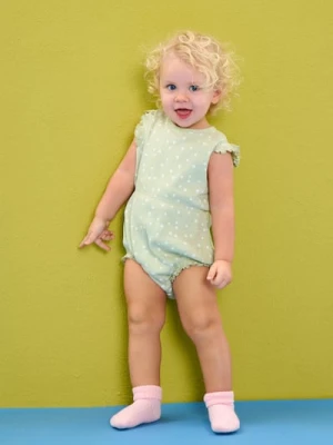 Sinsay - Bawełniane body ze wzorem - zielony