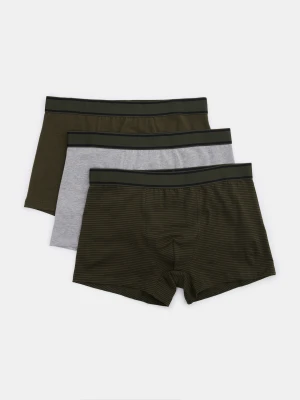 Sinsay - Bawełniane bokserki 3 pack - wielobarwny