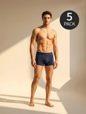 Sinsay - Bawełniane bokserki 5 pack - czarny