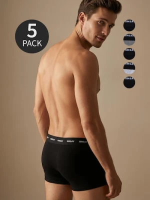 Sinsay - Bawełniane bokserki 5 pack - wielobarwny