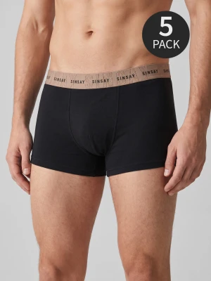 Sinsay - Bawełniane bokserki 5 pack - wielobarwny