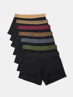 Sinsay - Bawełniane bokserki 7 pack - czarny