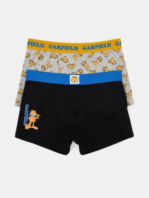 Sinsay - Bawełniane bokserki classic 2 pack Garfield - wielobarwny