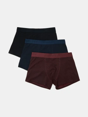 Sinsay - Bawełniane bokserki classic 3 pack - wielobarwny