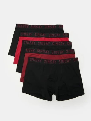 Sinsay - Bawełniane bokserki classic 5 pack - wielobarwny