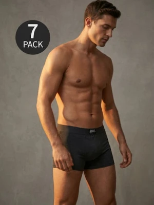 Sinsay - Bawełniane bokserki Classic 7 pack - szary