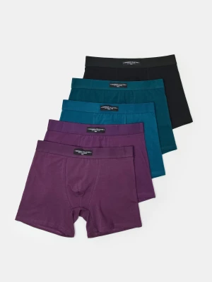 Sinsay - Bawełniane bokserki Long 5 pack - wielobarwny