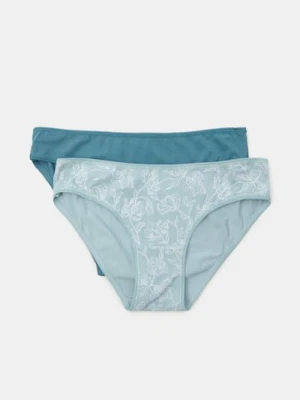 Sinsay - Bawełniane figi 2 pack - wielobarwny