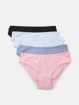 Sinsay - Bawełniane figi 5 pack - wielobarwny