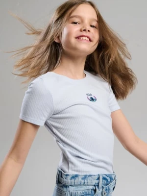 Sinsay - Bawełniane koszulki z haftem 2 pack Lilo & Stitch - wielobarwny