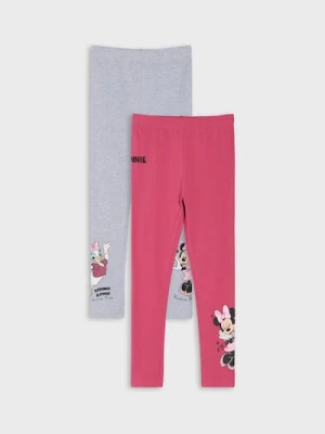 Sinsay - Bawełniane legginsy 2 pack Disney - wielobarwny