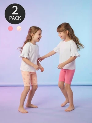 Sinsay - Bawełniane legginsy 2 pack - wielobarwny