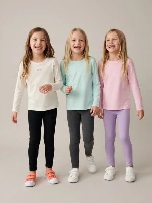 Sinsay - Bawełniane legginsy 5 pack - wielobarwny