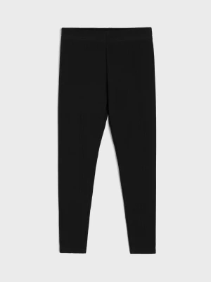 Sinsay - Bawełniane legginsy - czarny