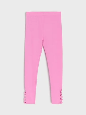 Sinsay - Bawełniane legginsy - różowy