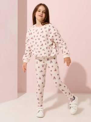 Sinsay - Bawełniane legginsy z motywem kwiatowym 3 pack - wielobarwny