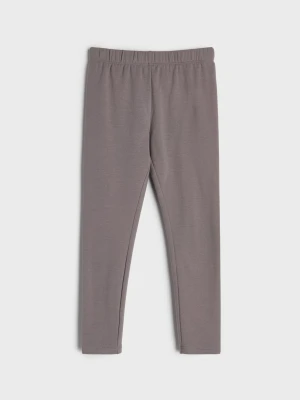 Sinsay - Bawełniane legginsy z ociepleniem - szary