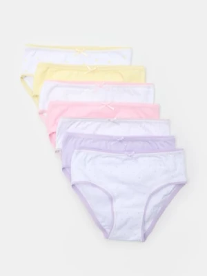 Sinsay - Bawełniane majtki 7 pack - wielobarwny