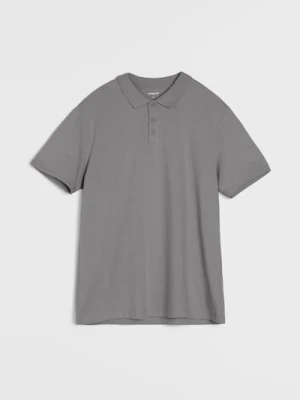 Sinsay - Bawełniane polo - szary