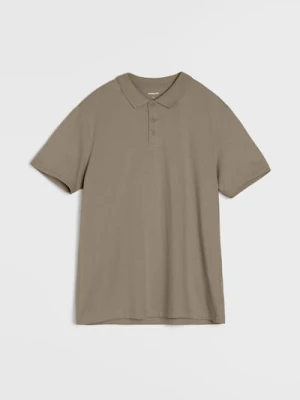 Sinsay - Bawełniane polo - zielony