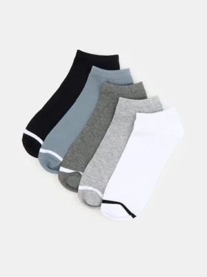 Sinsay - Bawełniane skarpetki 5 pack - szary