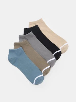 Sinsay - Bawełniane skarpetki 5 pack - wielobarwny