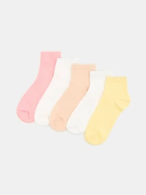 Sinsay - Bawełniane skarpetki 5 pack - wielobarwny