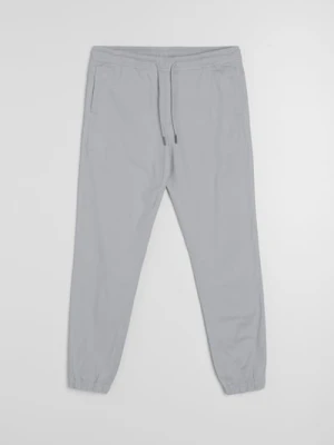 Sinsay - Bawełniane spodnie jogger - szary