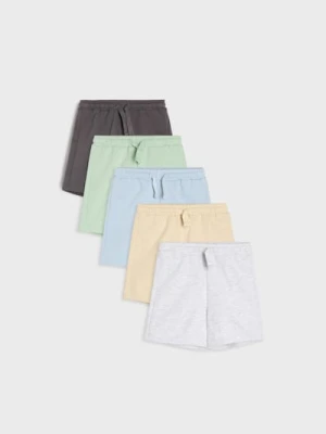 Sinsay - Bawełniane szorty 5 pack - zielony