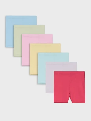 Sinsay - Bawełniane szorty 7 pack - różowy