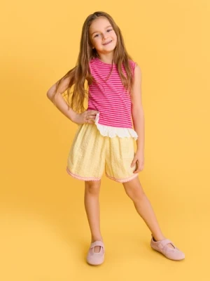 Sinsay - Bawełniane szorty loose - wielobarwny