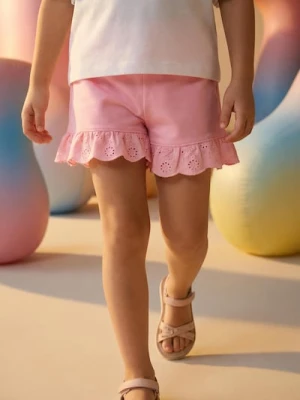 Sinsay - Bawełniane szorty - różowy