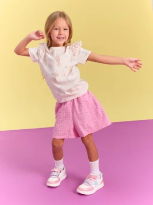 Sinsay - Bawełniane szorty - różowy