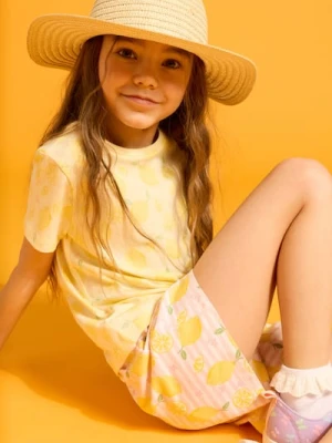 Sinsay - Bawełniane szorty z motywem cytryn 2 pack - wielobarwny