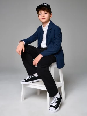 Sinsay - Bawełniane trampki - czarny