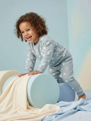 Sinsay - Bawełniany komplet: bluza i spodnie - niebieski