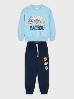 Sinsay - Bawełniany komplet dresowy z nadrukiem PAW Patrol - niebieski