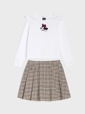 Sinsay - Bawełniany komplet dzianinowy Minnie Mouse - wielobarwny