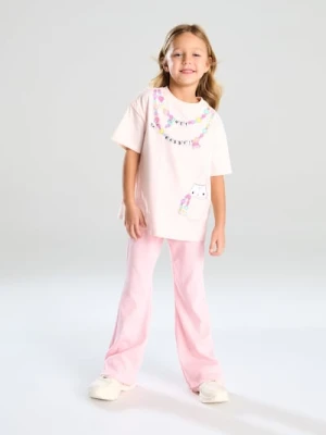 Sinsay - Bawełniany komplet: koszulka i spodnie Pusheen the Cat - wielobarwny