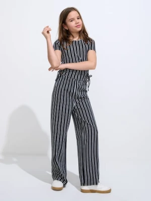 Sinsay - Komplet: koszulka i spodnie - wielobarwny