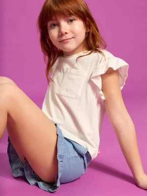 Sinsay - Bawełniany komplet: koszulka i szorty - wielobarwny