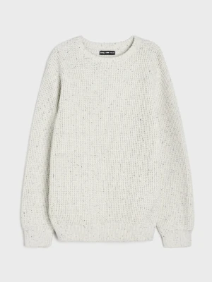 Sinsay - Bawełniany sweter basic - wielobarwny
