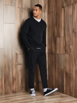 Zdjęcie produktu Sinsay - Bawełniany sweter - czarny