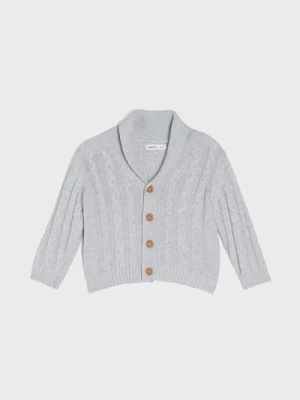 Sinsay - Bawełniany sweter - szary