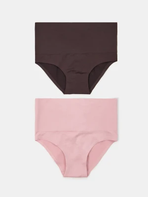 Sinsay - Bezszwowe figi modelujące z wysokim stanem 2 pack - wielobarwny