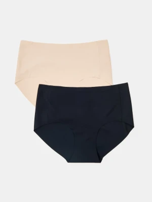Sinsay - Bezszwowe figi z wysokim stanem 2 pack - wielobarwny